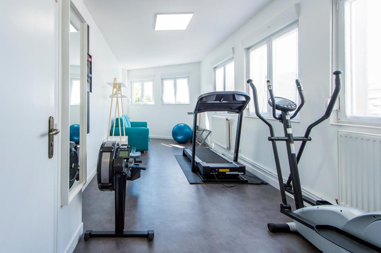 Suites Mana - Le Manaloft, Chic Et Moderne Avec Salle Privee De Fitness En Plein Centre-Ville De Rethel Esterno foto